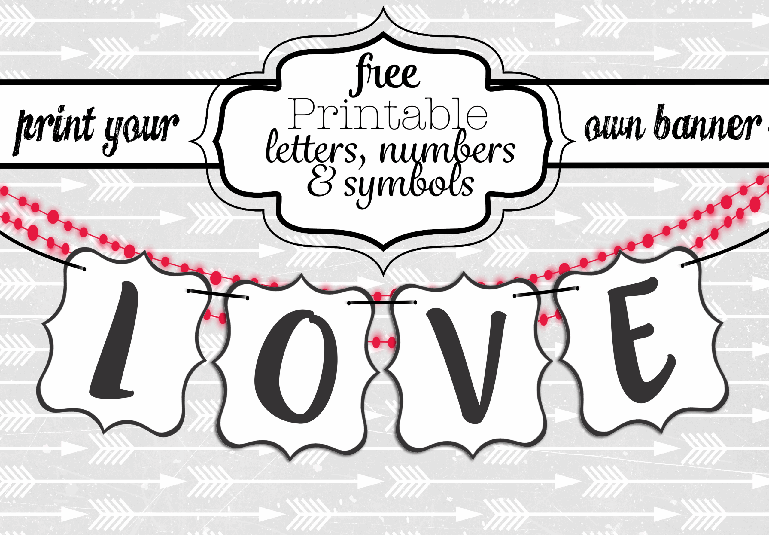 Free Craft Printable Birthday Banners Personalized