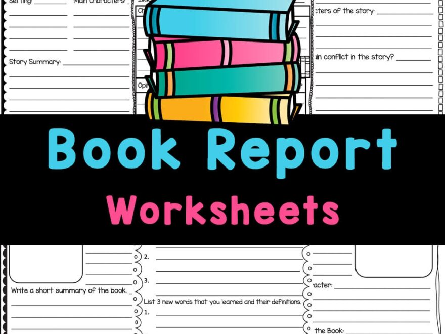FREE Printable Book Report Worksheets And Template Form