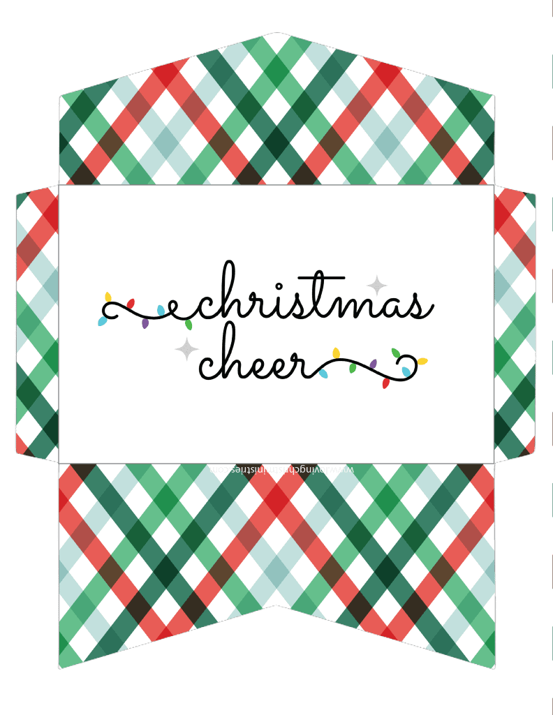 Free Printable Christmas Cash Envelopes Loving Christ Ministries