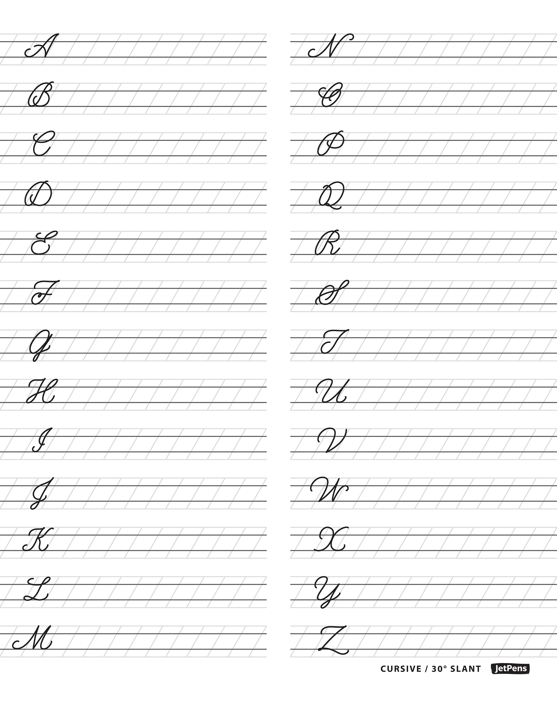 Free Printable Cursive Writing Worksheets