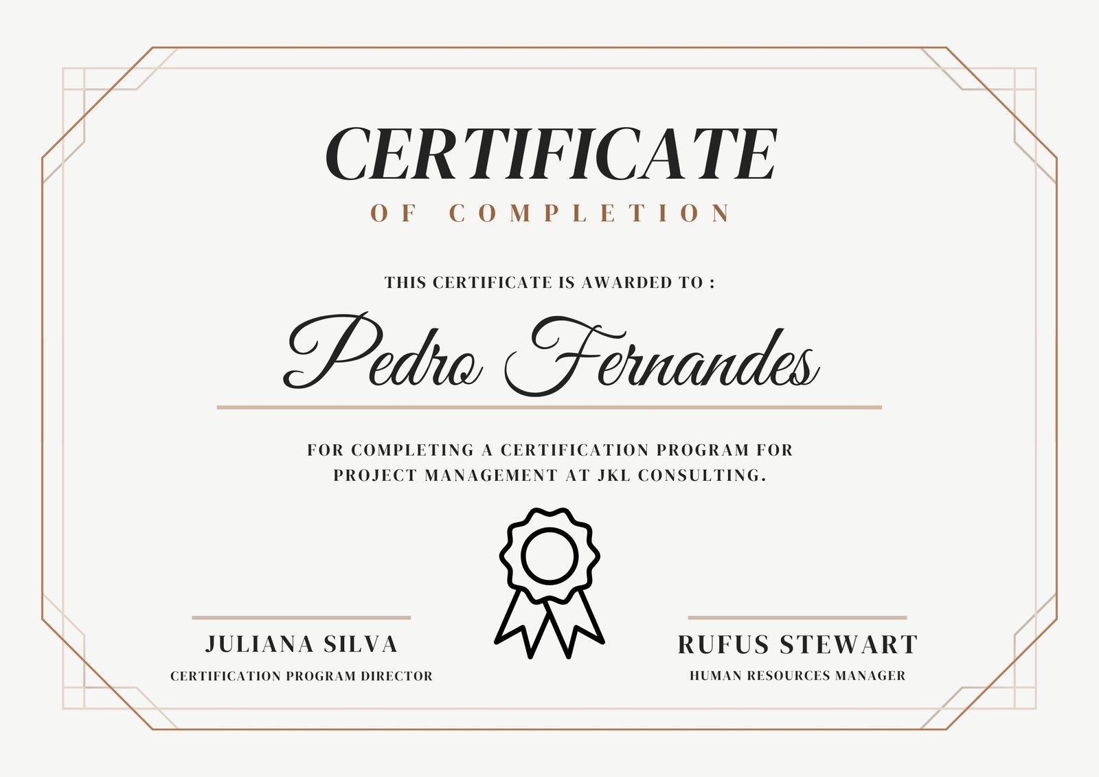 The Human Fund Printable Certificate