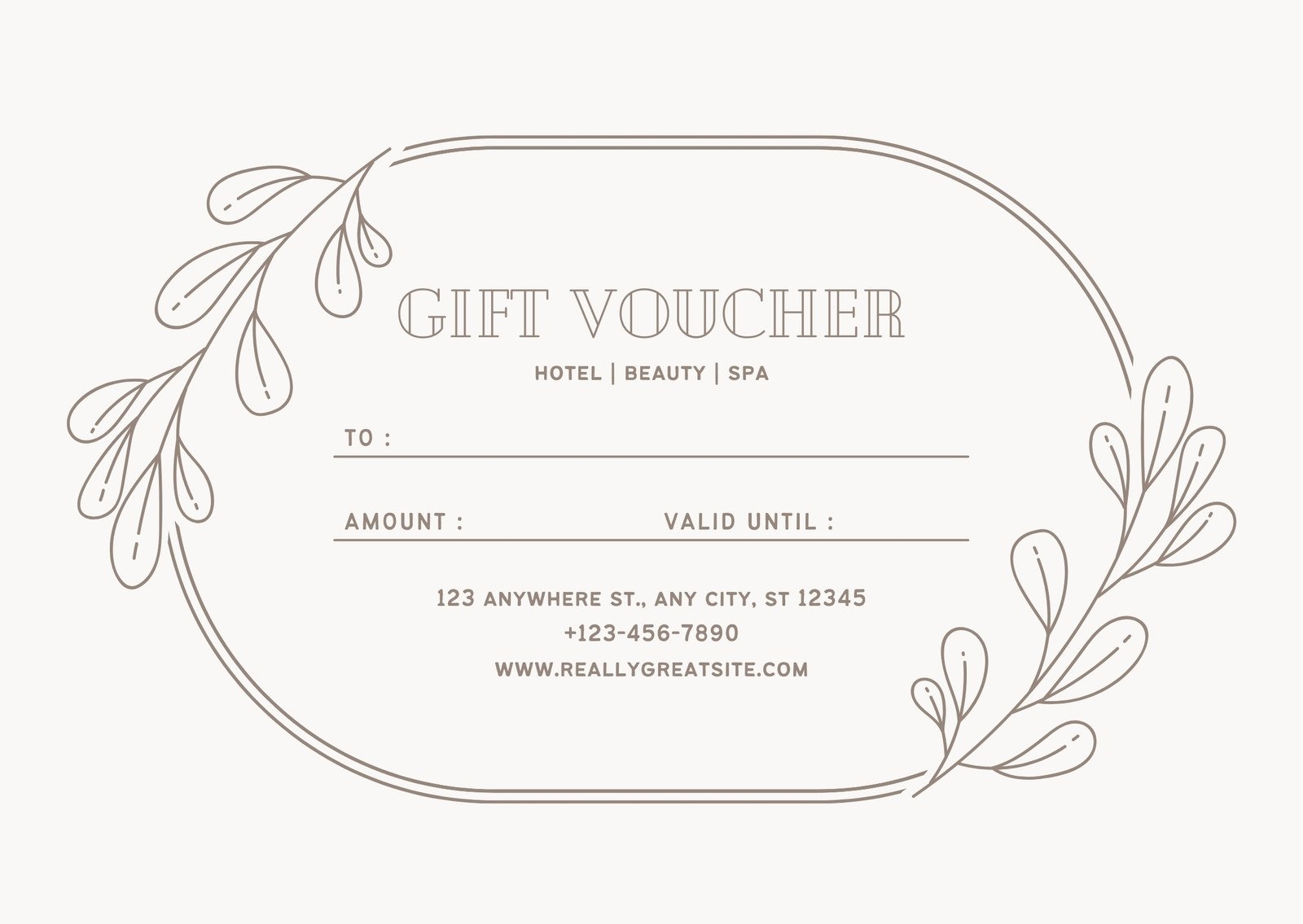 Free Printable Massage Gift Certificates