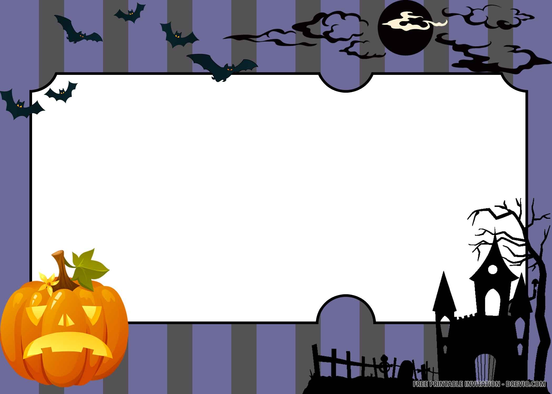 Free Halloween Invitation Templates Printable