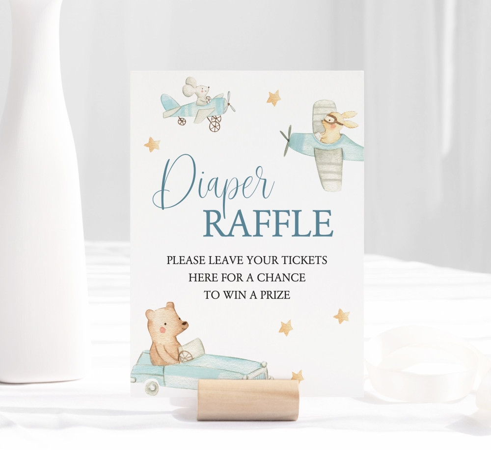 Free Printable Diaper Raffle Table Signs PietraPaperDesign