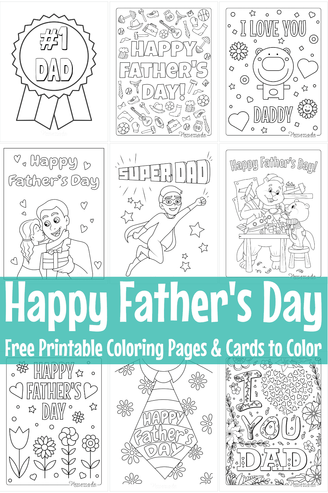 Free Printable Fathers Day Card For Toddlers