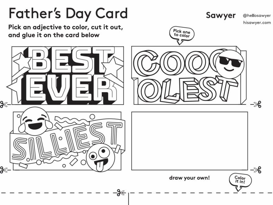 Free Printable Father s Day Cards Sawyer Blog