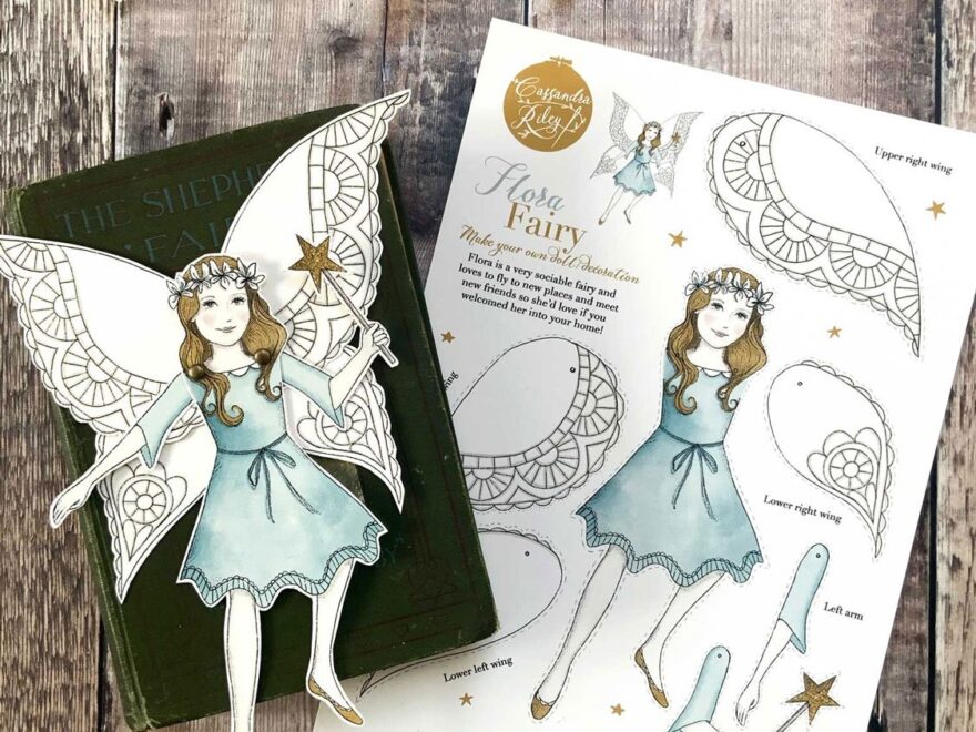 Free Printable Flora Fairy Paper Doll