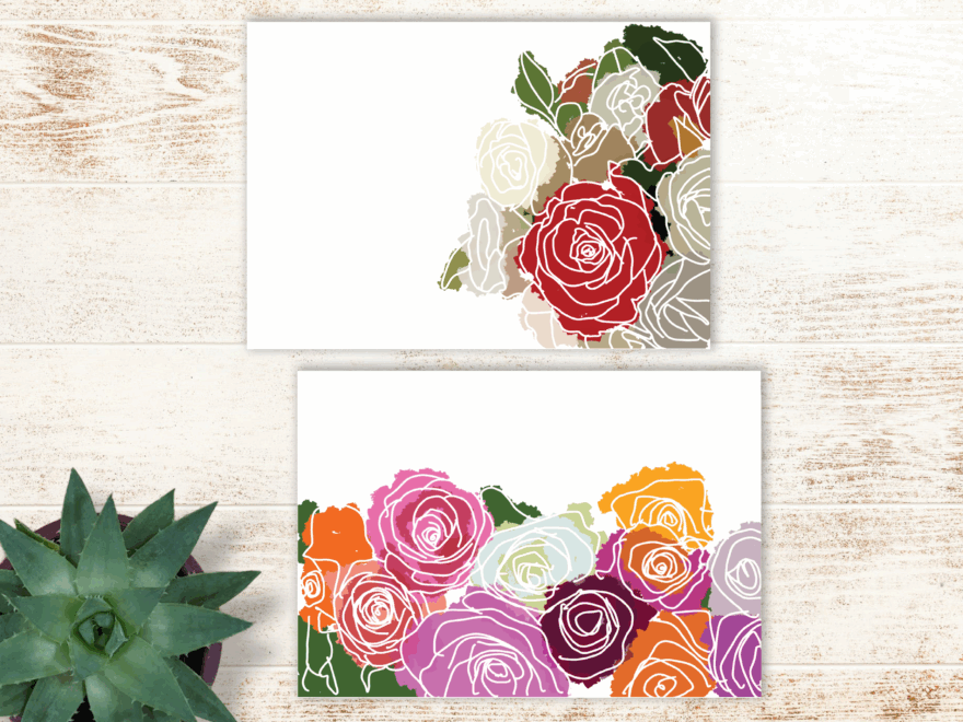 FREE PRINTABLE FLOWER CARDS Crafts Mad In Crafts