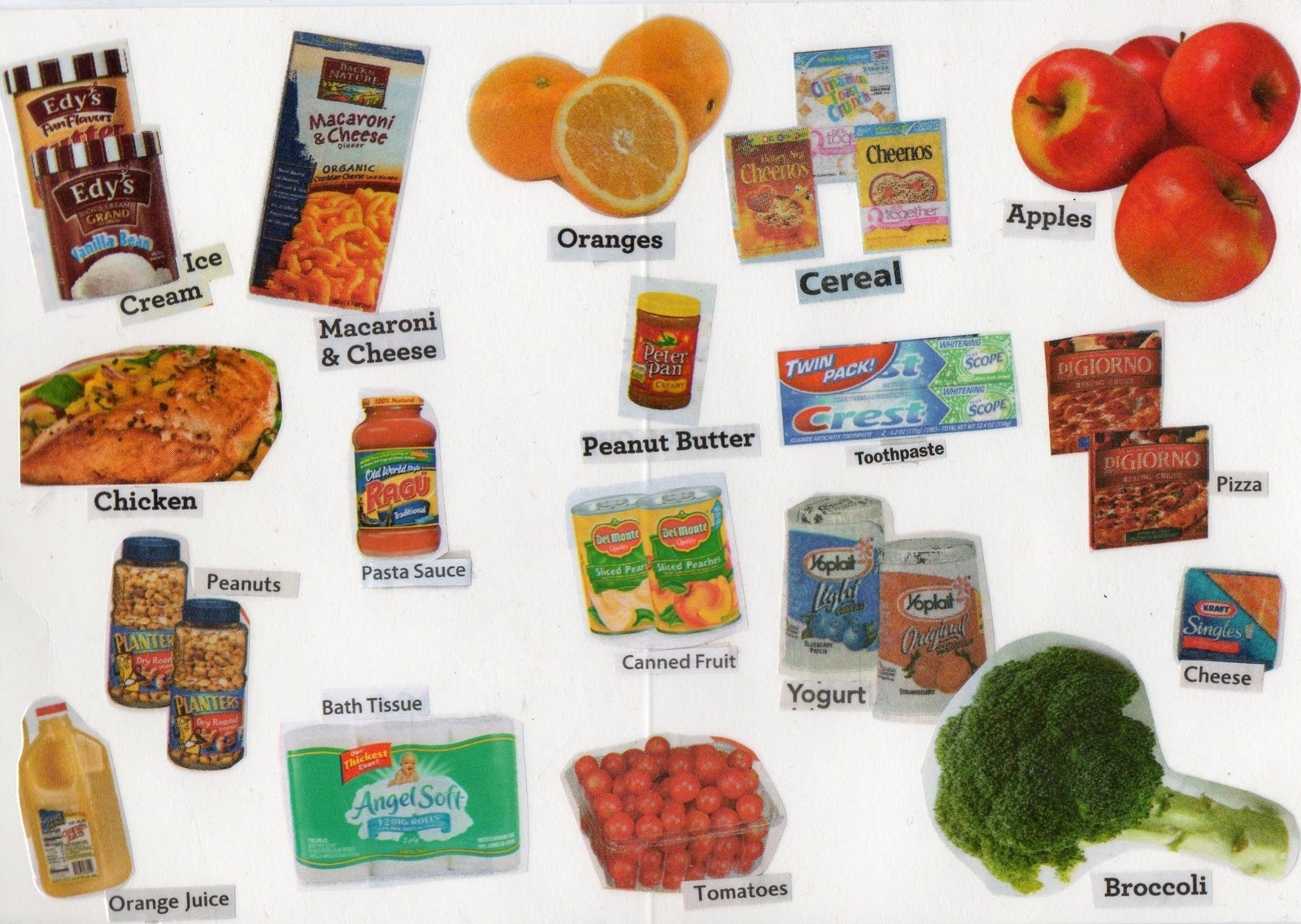 Free Printable Grocery Game U Create