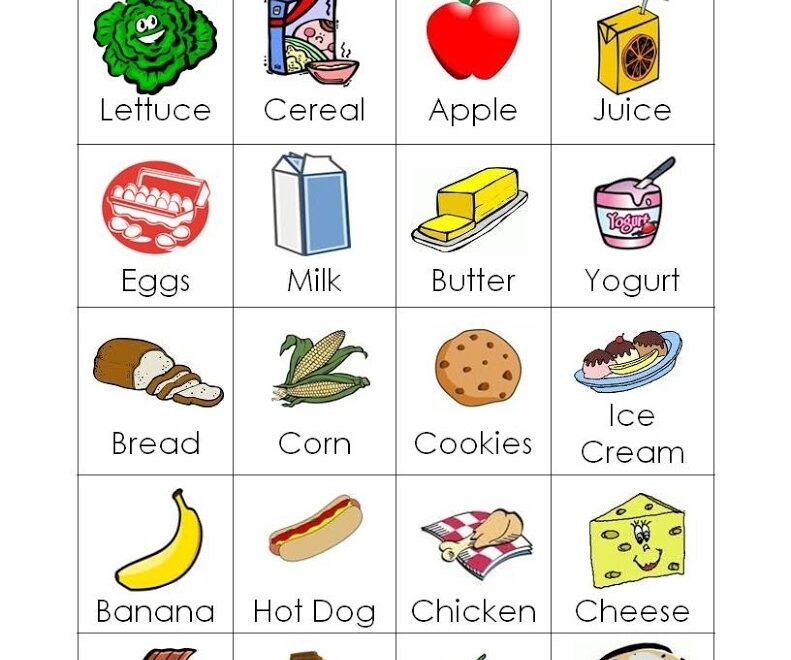 Free Printable Grocery Game U Create