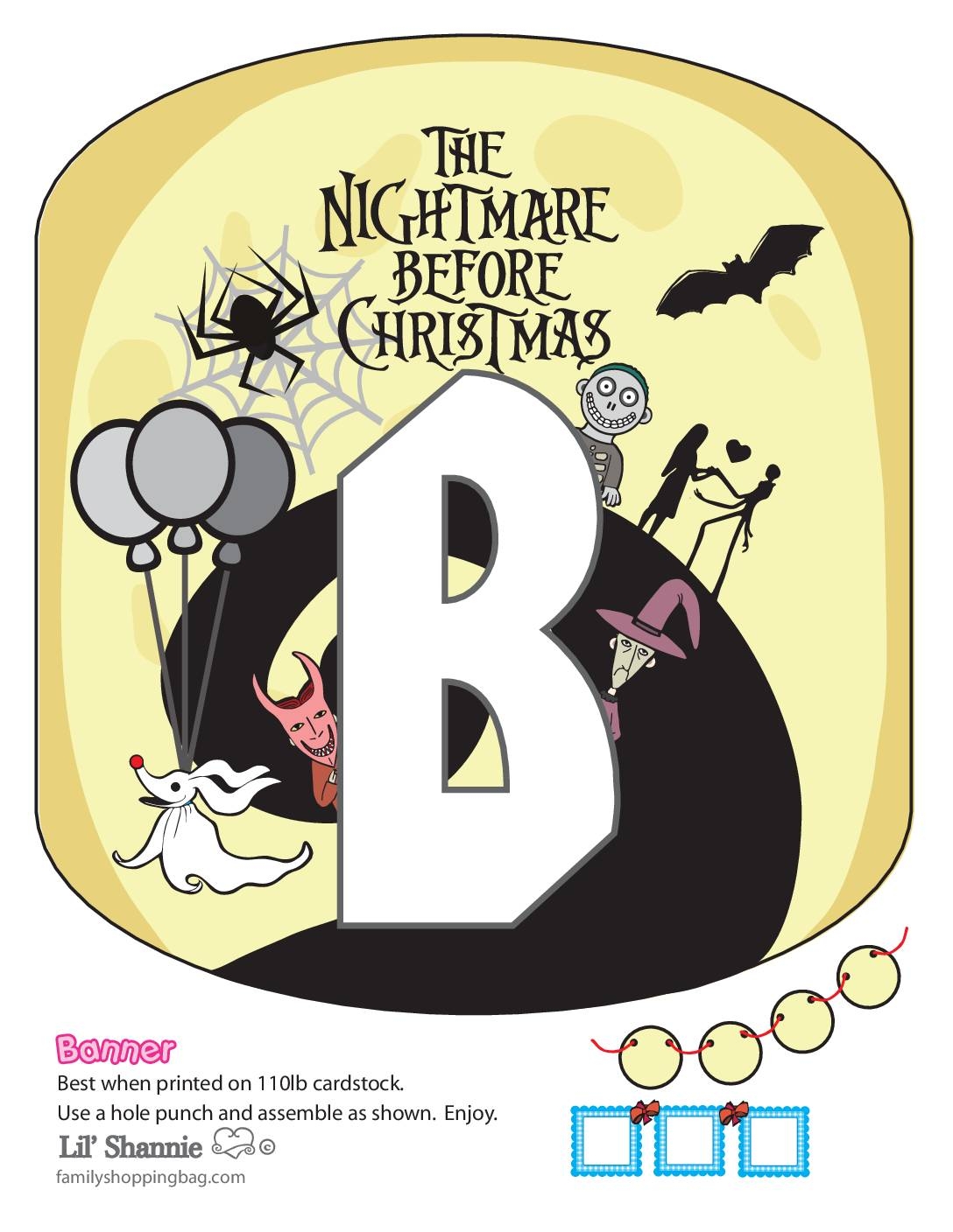 Free Printable Nightmare Before Christmas The Coloring Pages And More Lil Shannie
