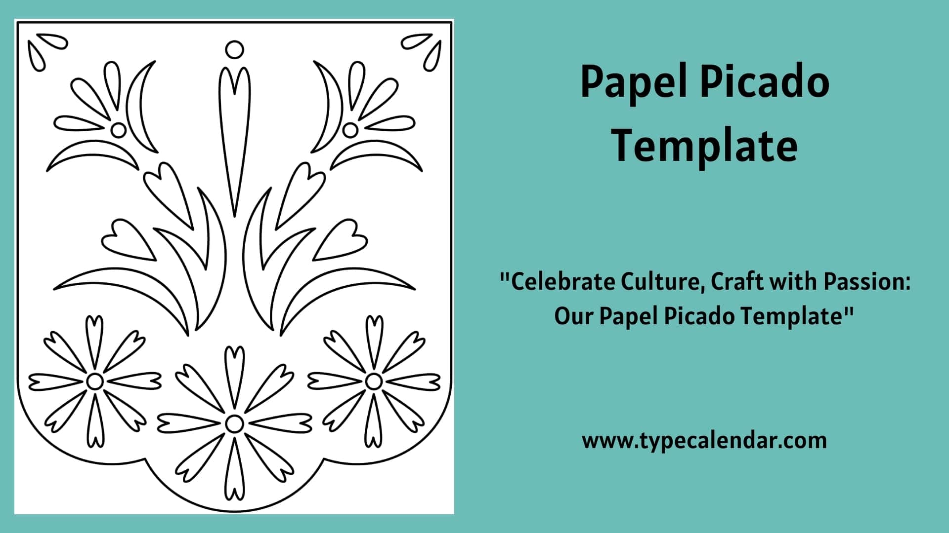 Easy Papel Picado Template Printable