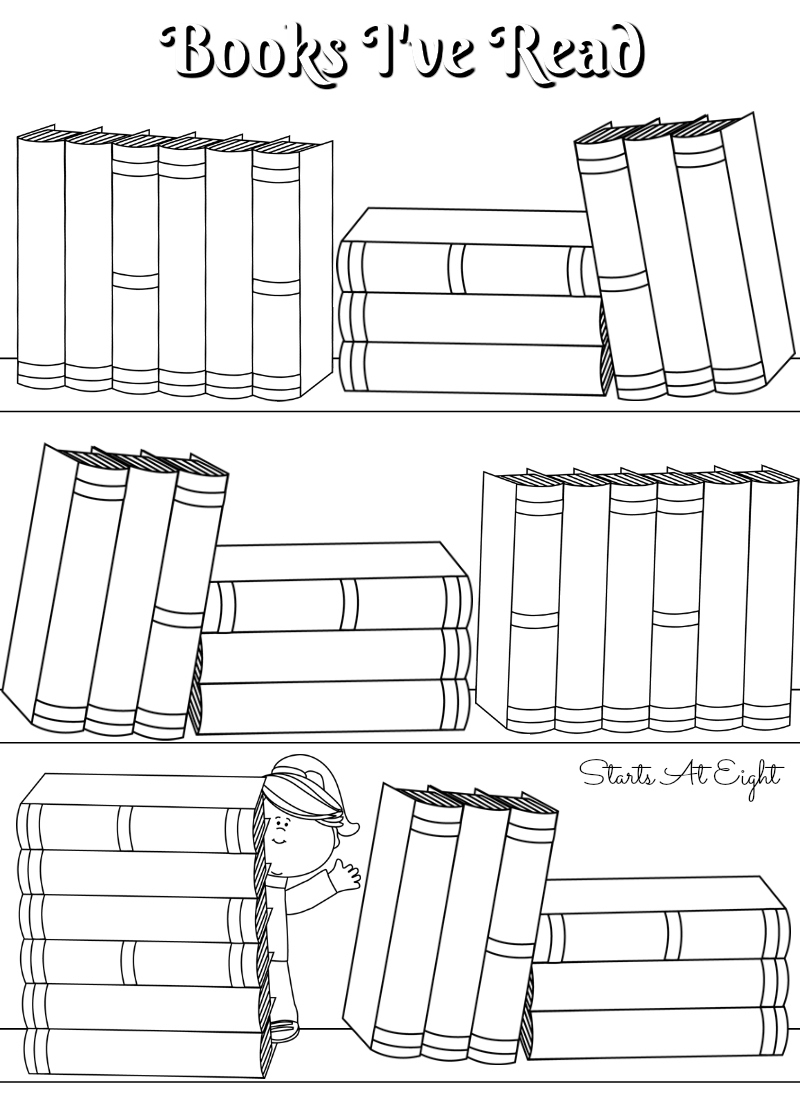 FREE Printable Reading Logs Full Sized Or Adjustable For Your Bullet Journal StartsAtEight