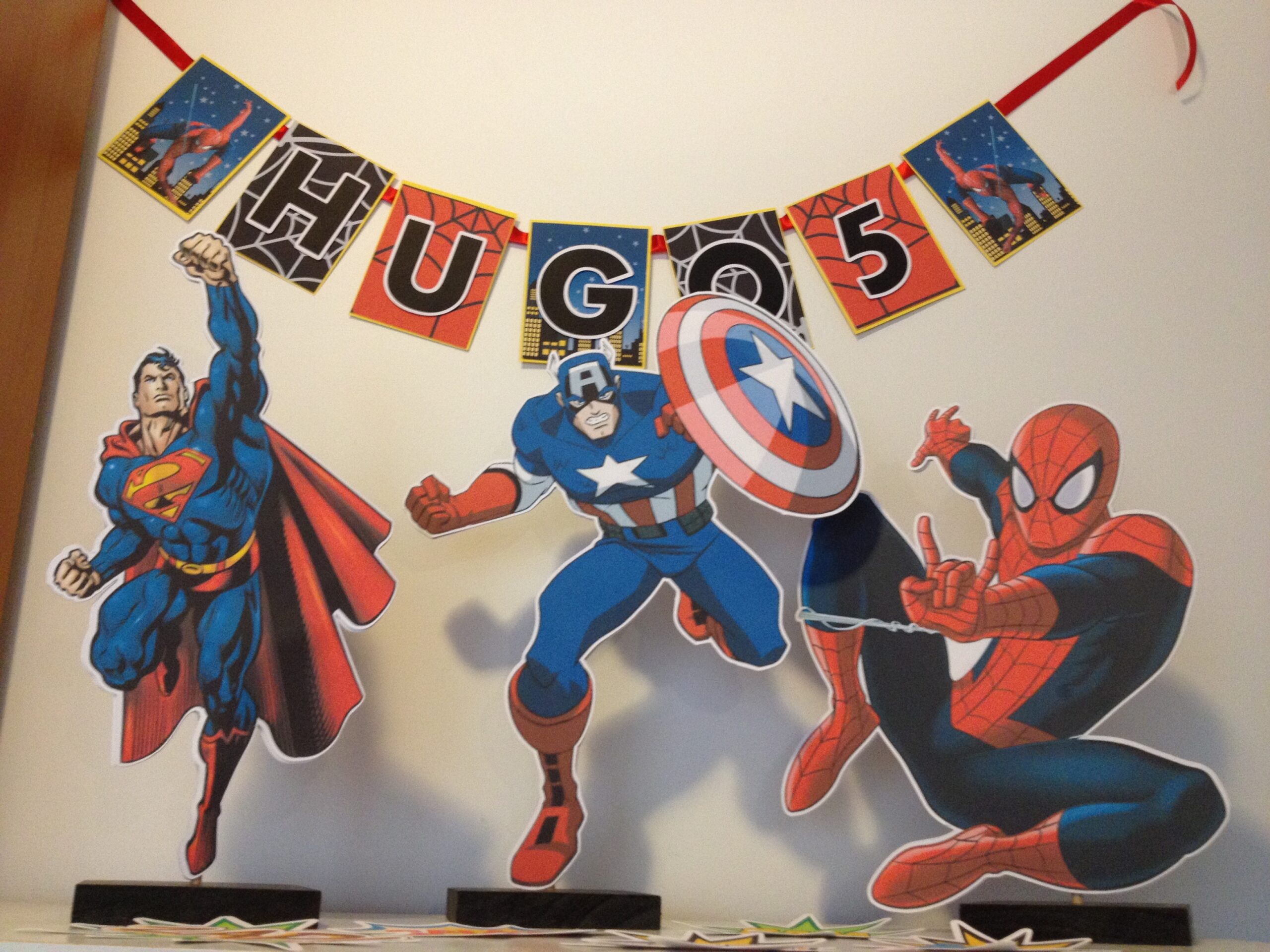 Free Printable Spiderman Happy Birthday Banner Ellierosepartydesigns