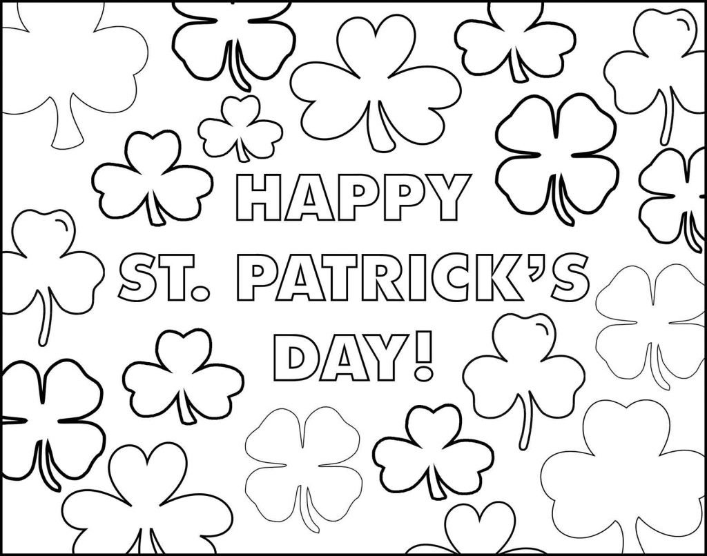 Happy St PatrickS Day Printables