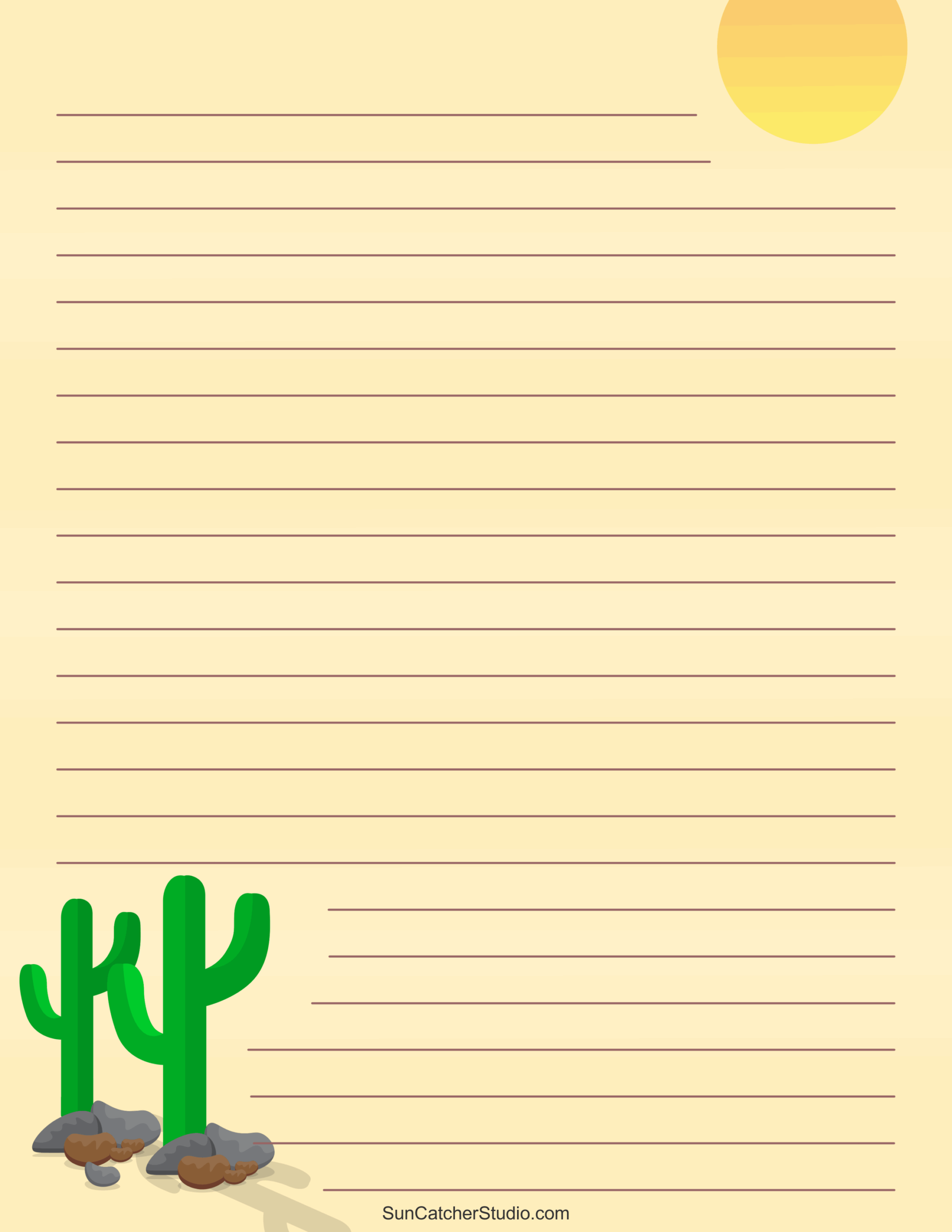 Free Printable Stationery And Lined Letter Writing Paper Free Printables Monograms Design Tools Patterns DIY Projects