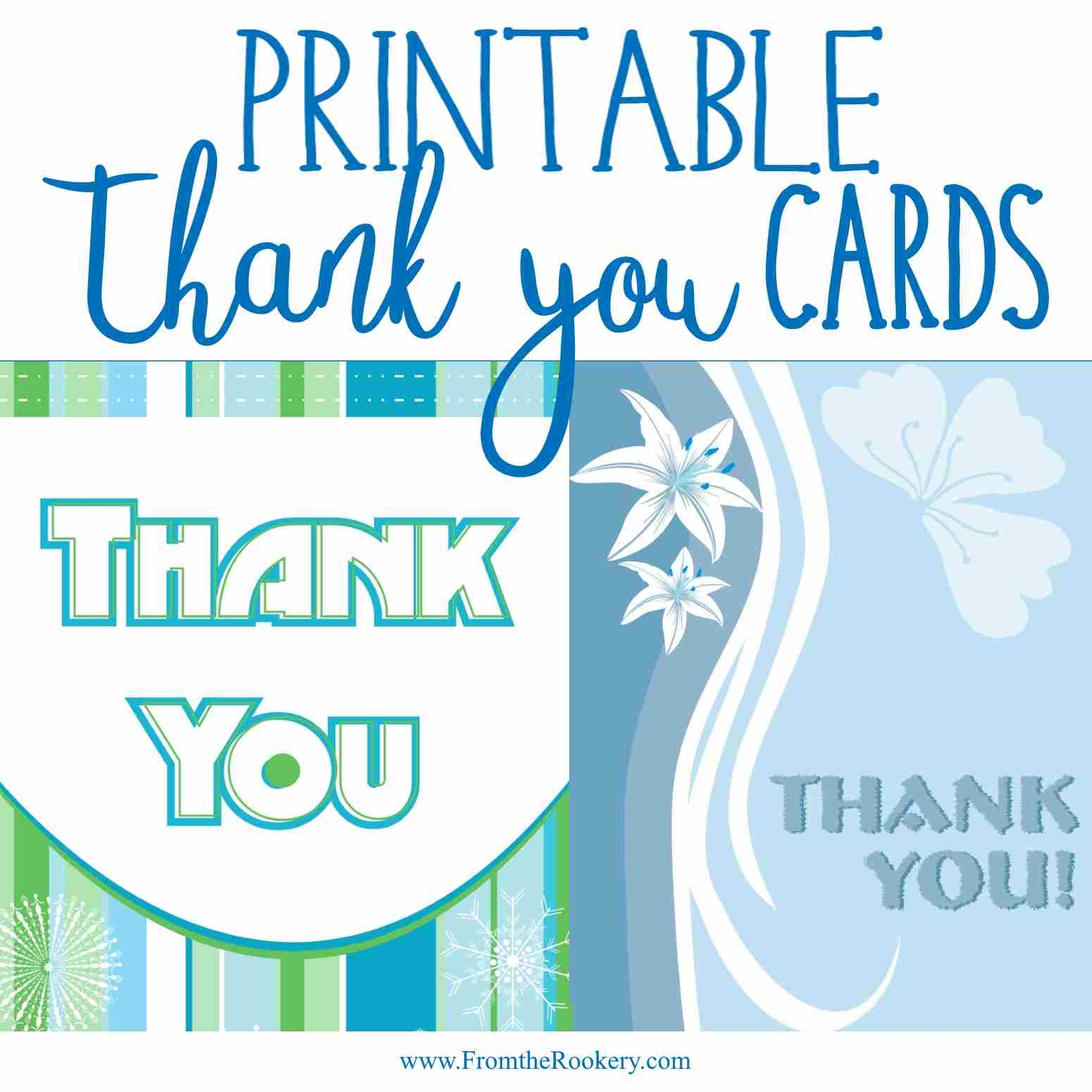 Free Printable Thank You Card