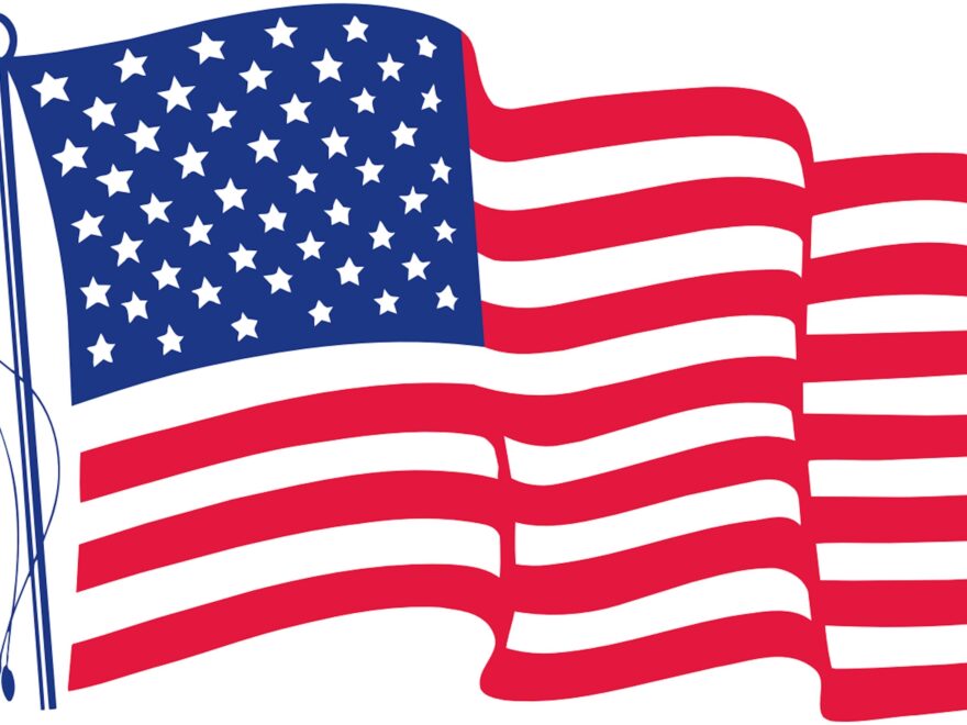 FREE Printable US Flags American Flag Color Book Pages