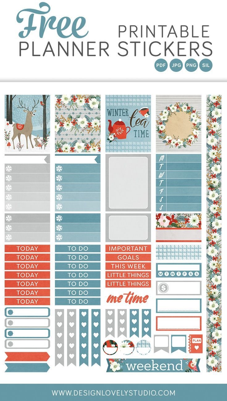 Free Planner Printable Sticker Kits