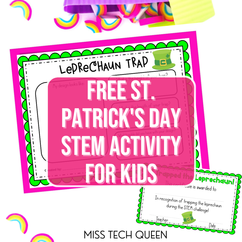Free St Patrick s Day STEM Activity For Kids Miss Tech Queen