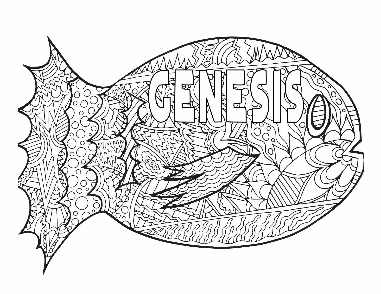 Printable Coloring Pages About Genesis