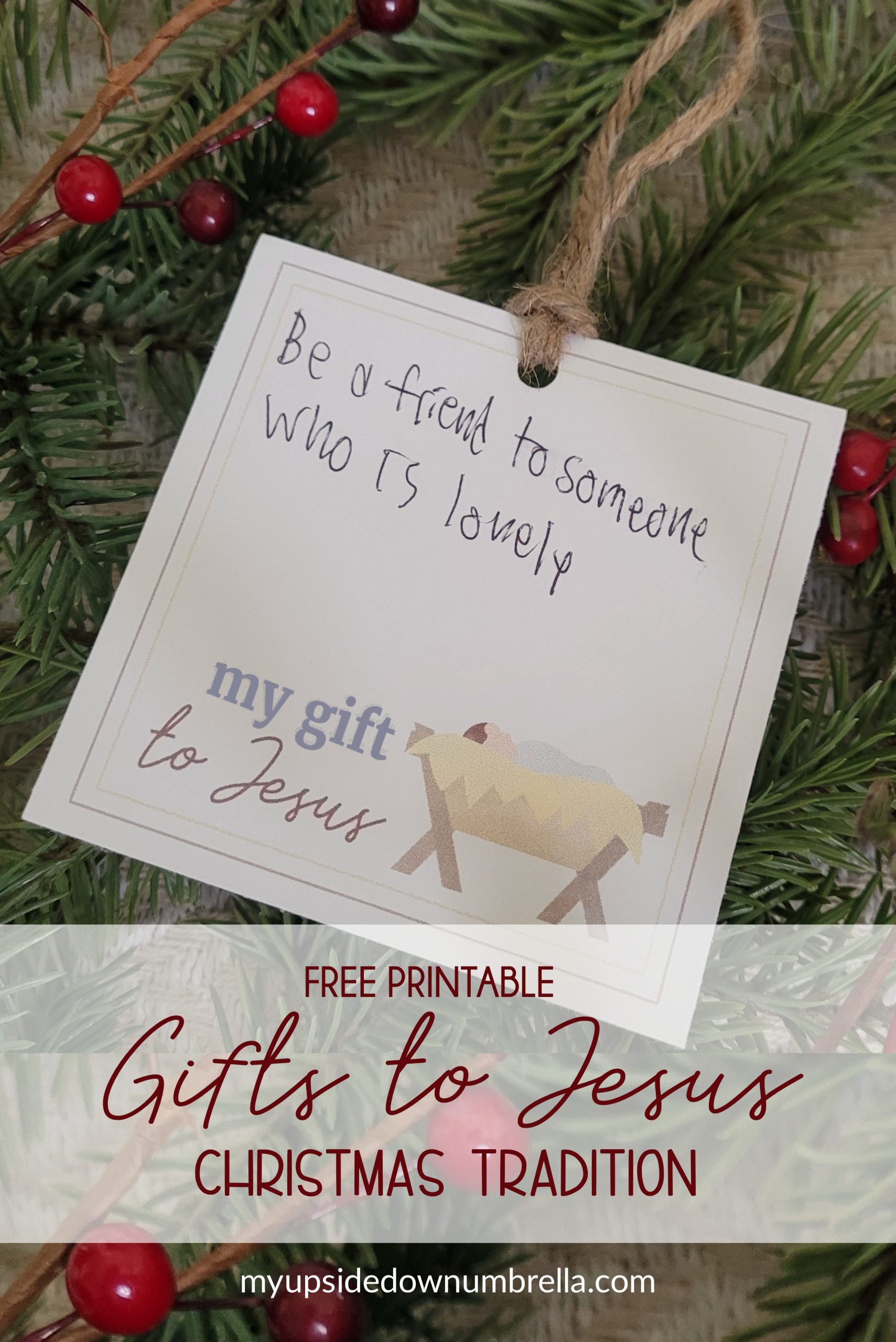 Gifts To Jesus A Christ Centered Christmas Tradition My Upside Down Umbrella