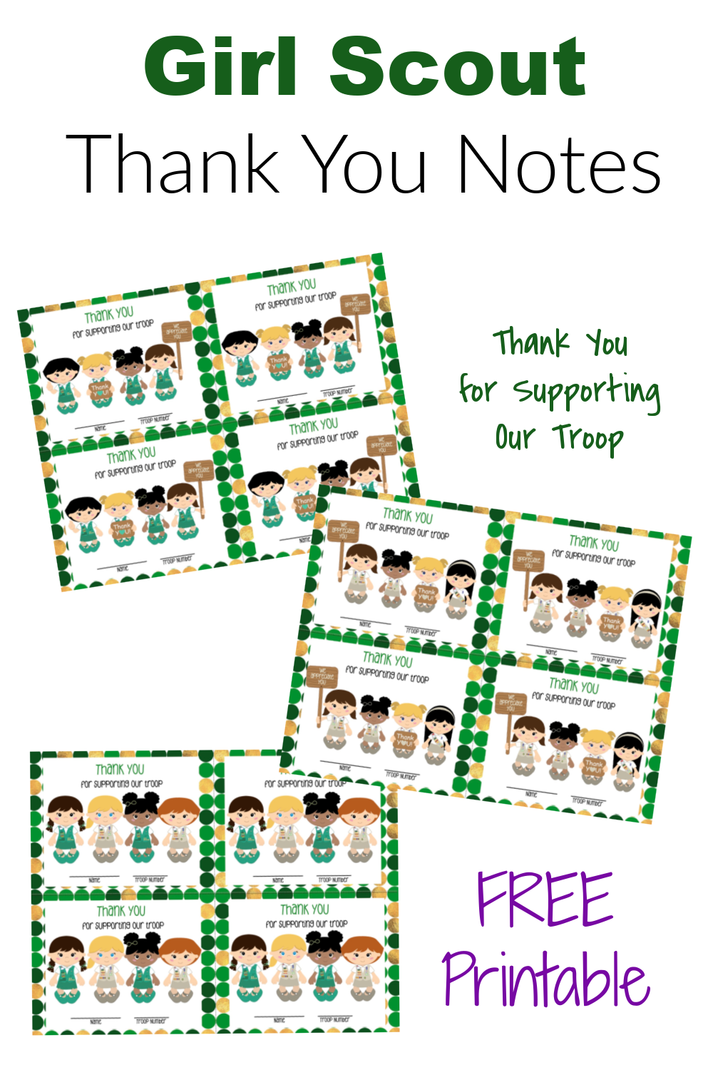 Girl Scout Thank You Notes The Activity Mom