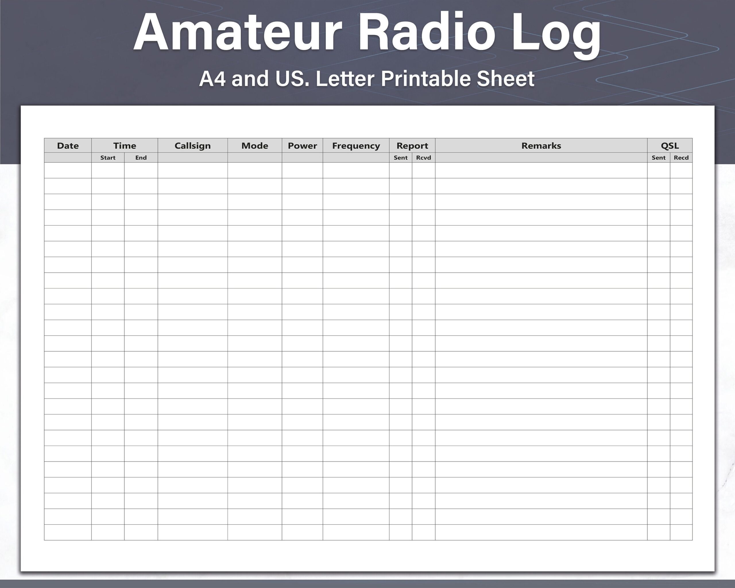 Ham Radio Flash Cards Printable