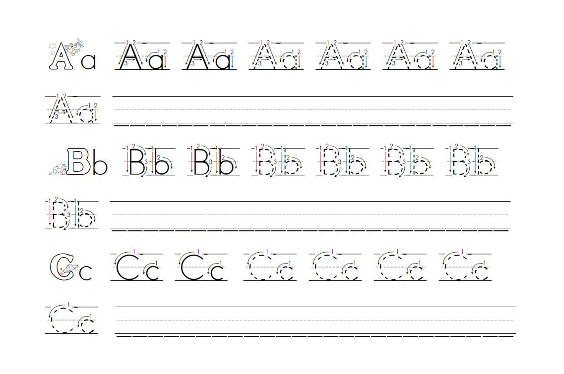 Free Printable Handwriting Worksheets For Kindergarten