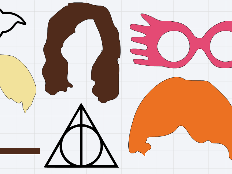 Harry Potter Photo Booth With A Cricut Housewife Eclectic