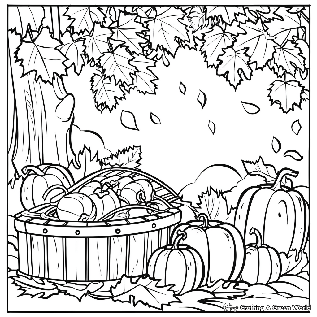 Free Printable Harvest Coloring Pages
