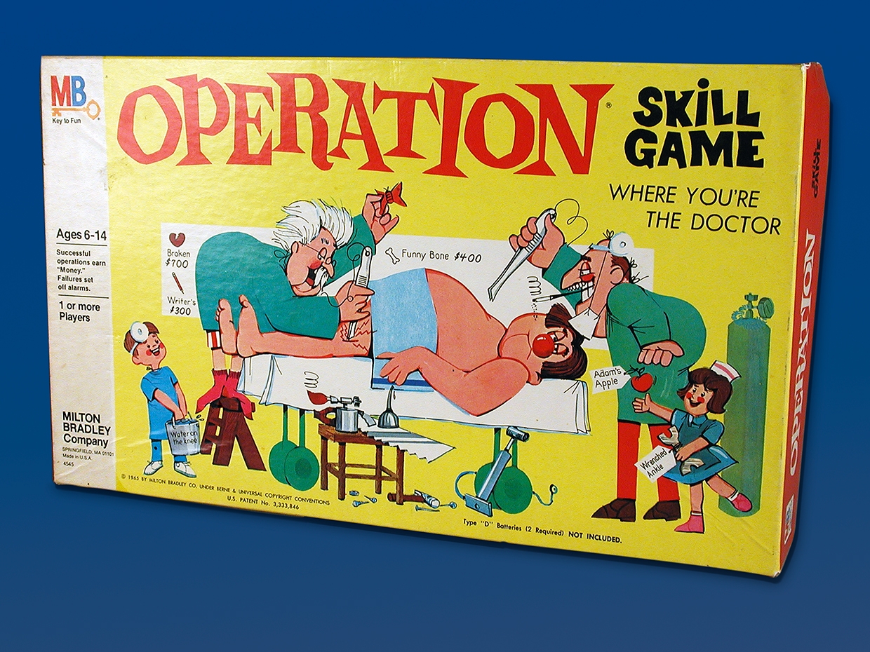 Hasbro s Classic Game Operation Was Sparked By A Grad Student s Electric Idea IEEE Spectrum