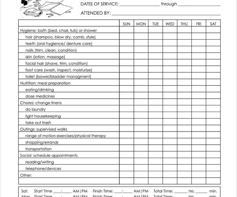 Home Care Forms