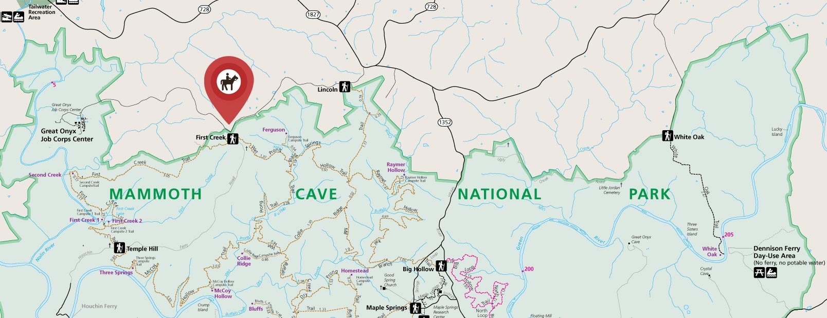Printable Map Of The Kentucky Horse Park