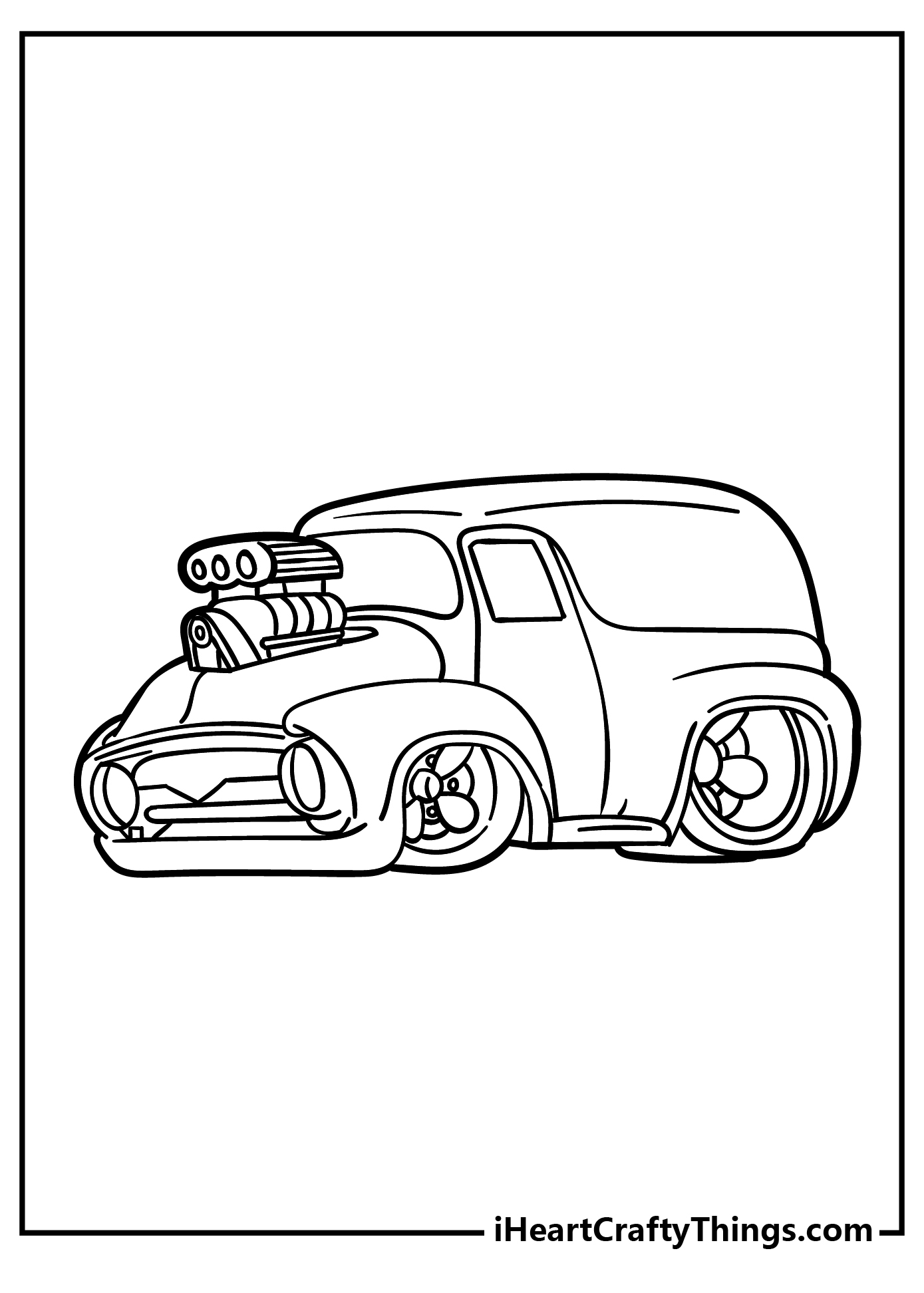 Hot Rod Coloring Pages 100 Free Printables 