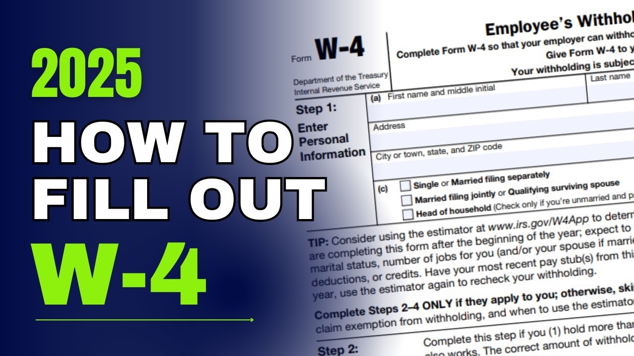 Printable W 4 Form 2025