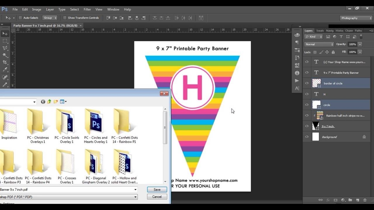 How To Make Printables In Photoshop