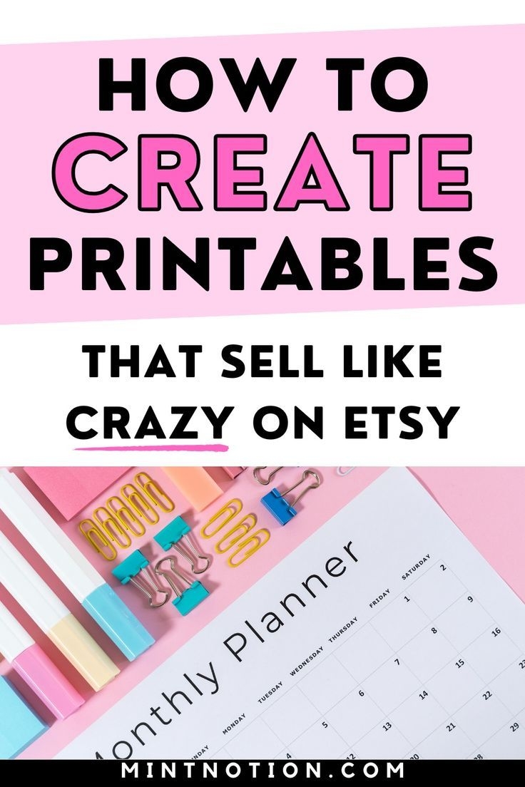 How To Create A Printable For Etsy