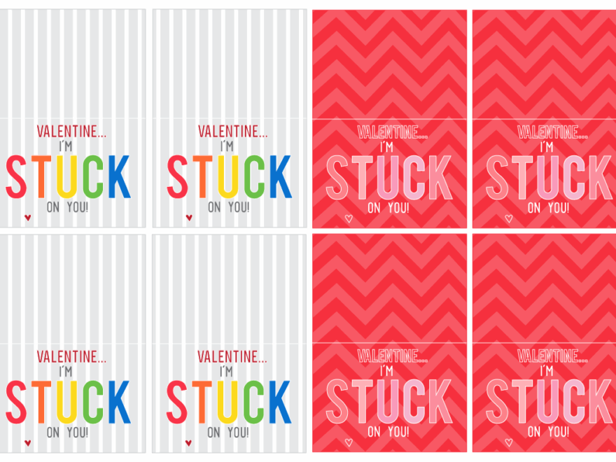 I m Stuck On You Valentine Free Download Kiki Company