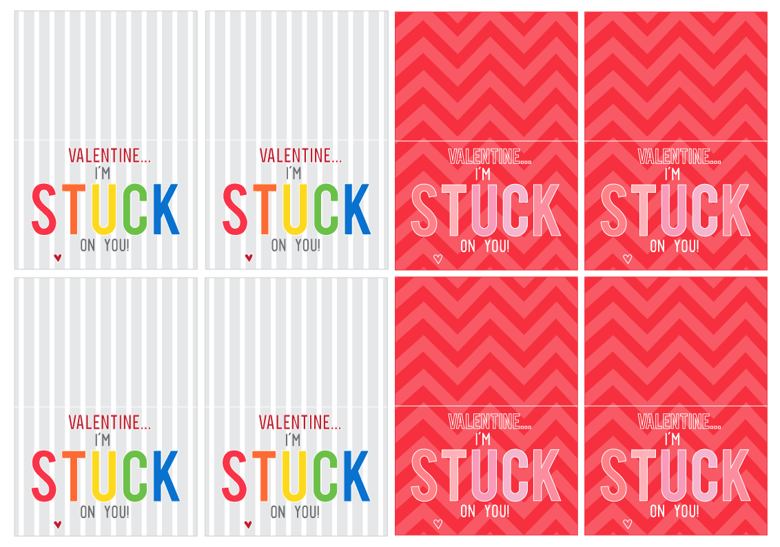 I m Stuck On You Valentine Free Download Kiki Company
