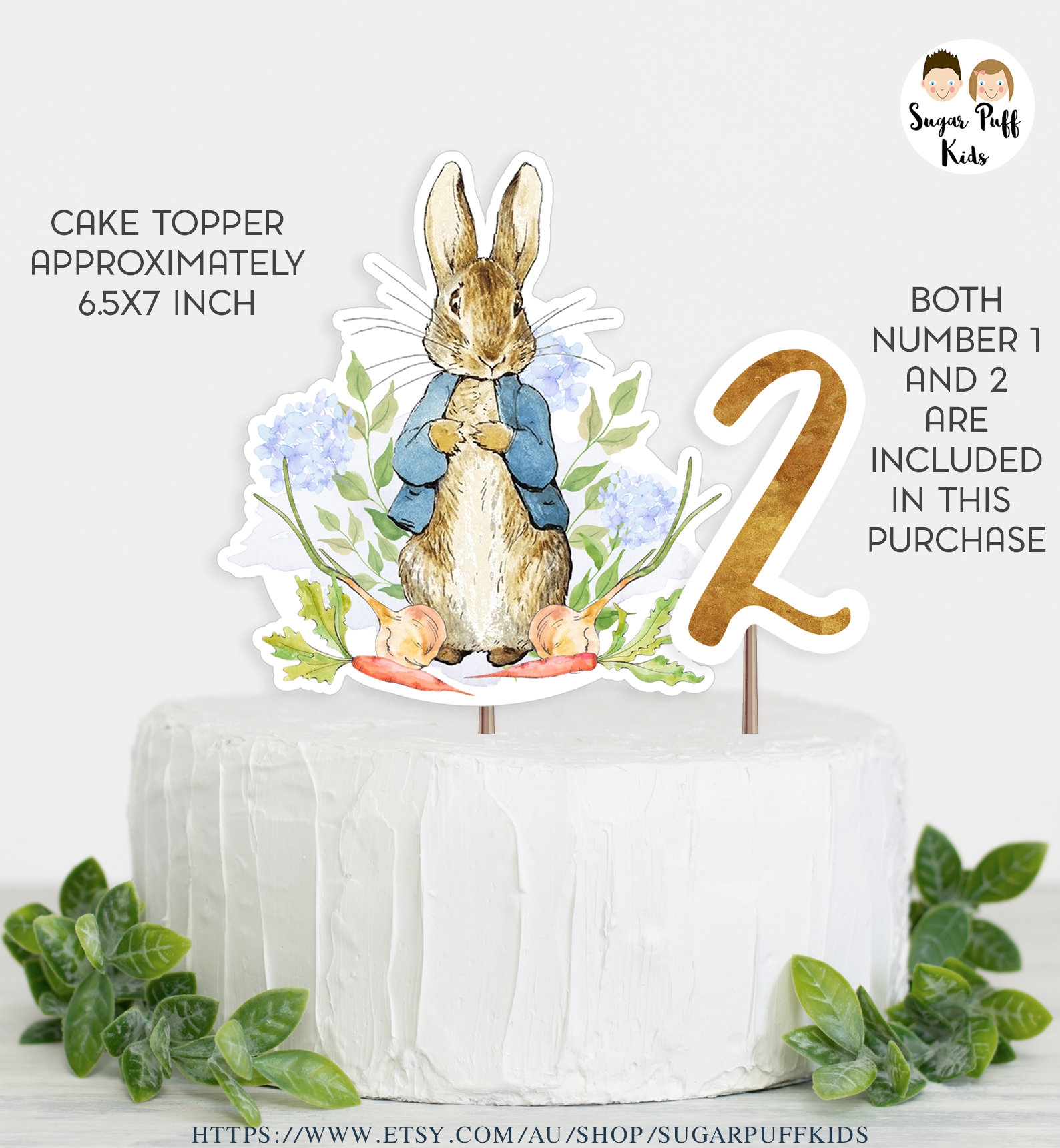 Instant Download Peter Rabbit 1st Birthday Cake Topper Printable Some Bunny Gold Numebr Cake Topper Boys Bunny 2nd Birthday Cake Topper Etsy
