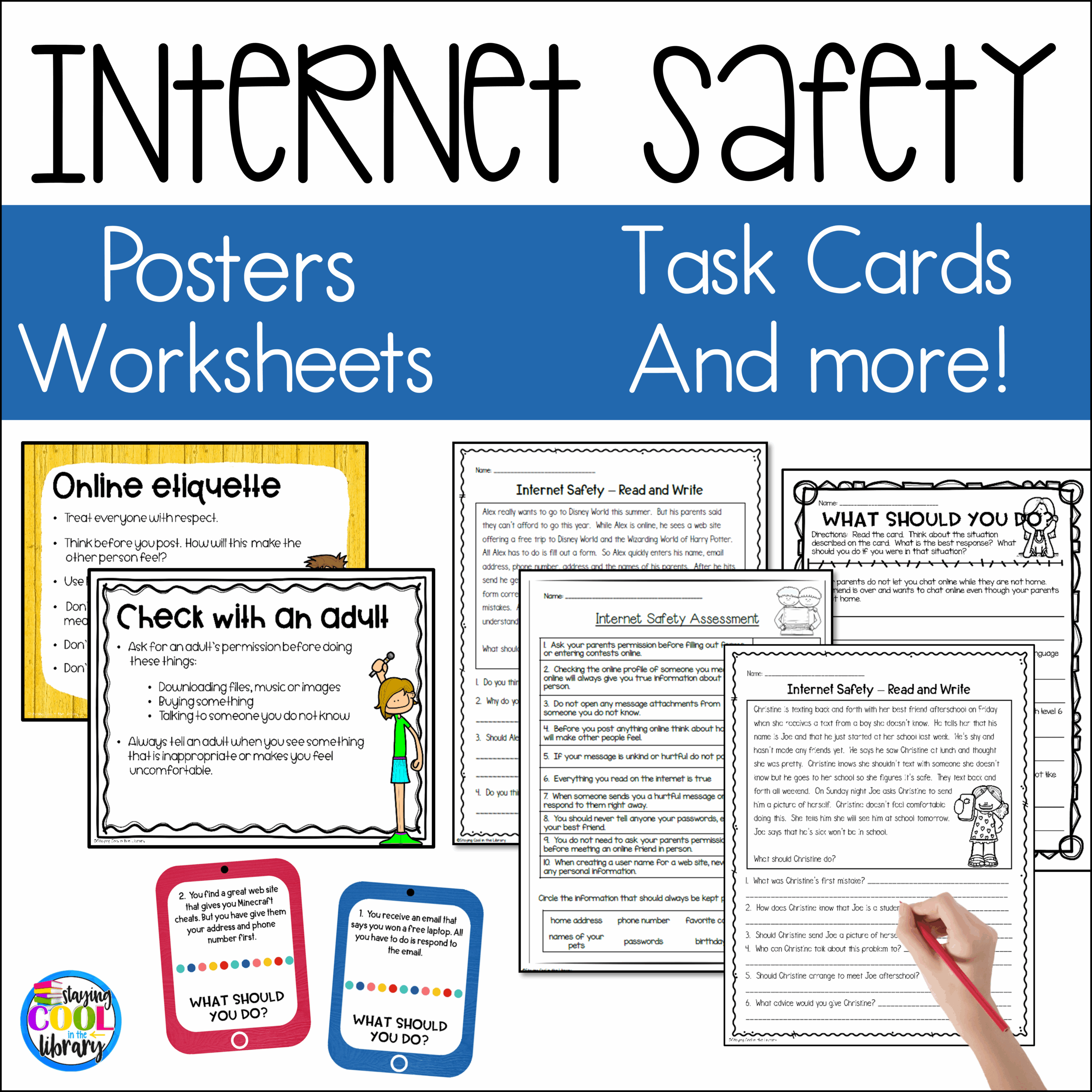 Free Printable Internet Safety Worksheets