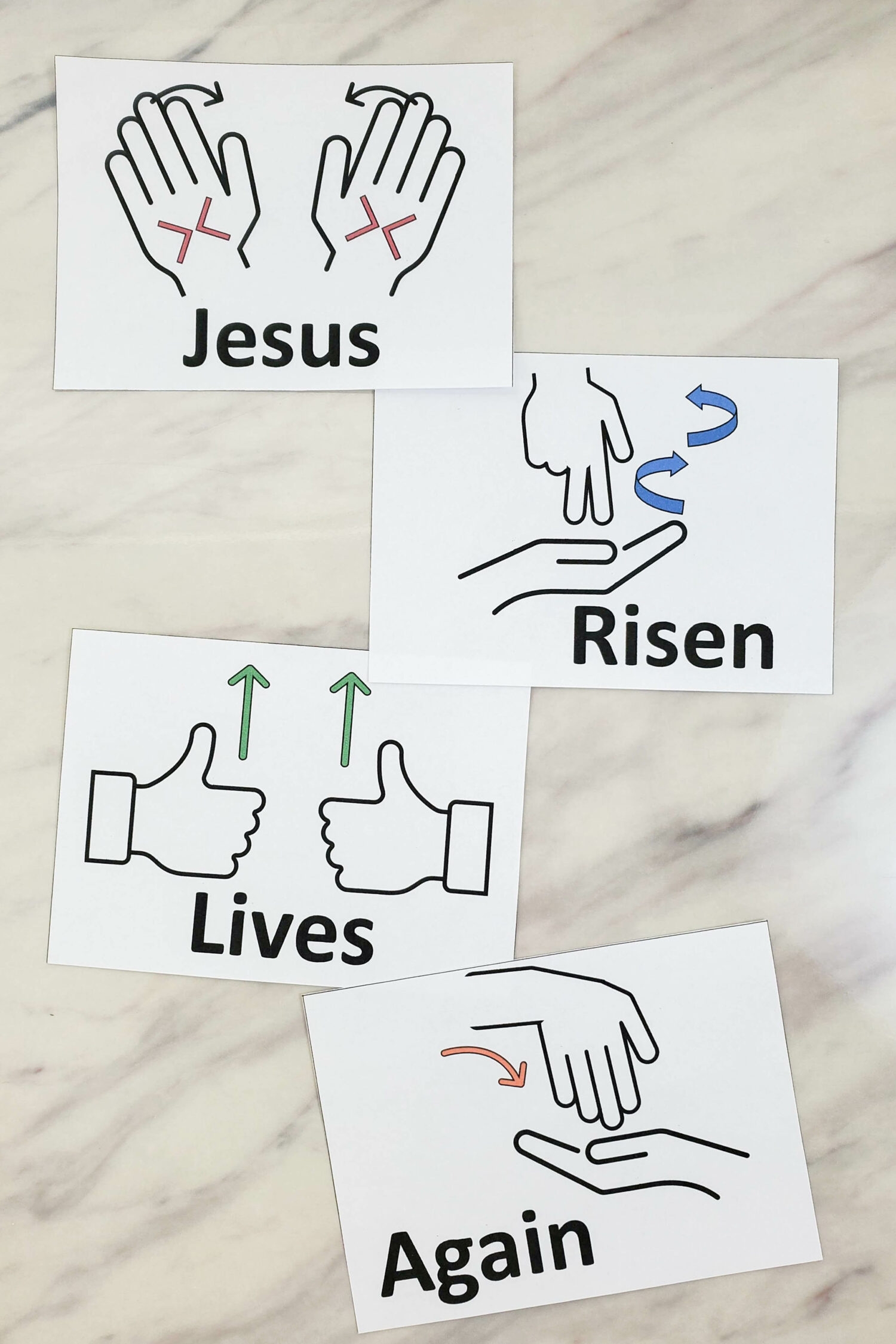 Jesus Loves Me Sign Language Printable