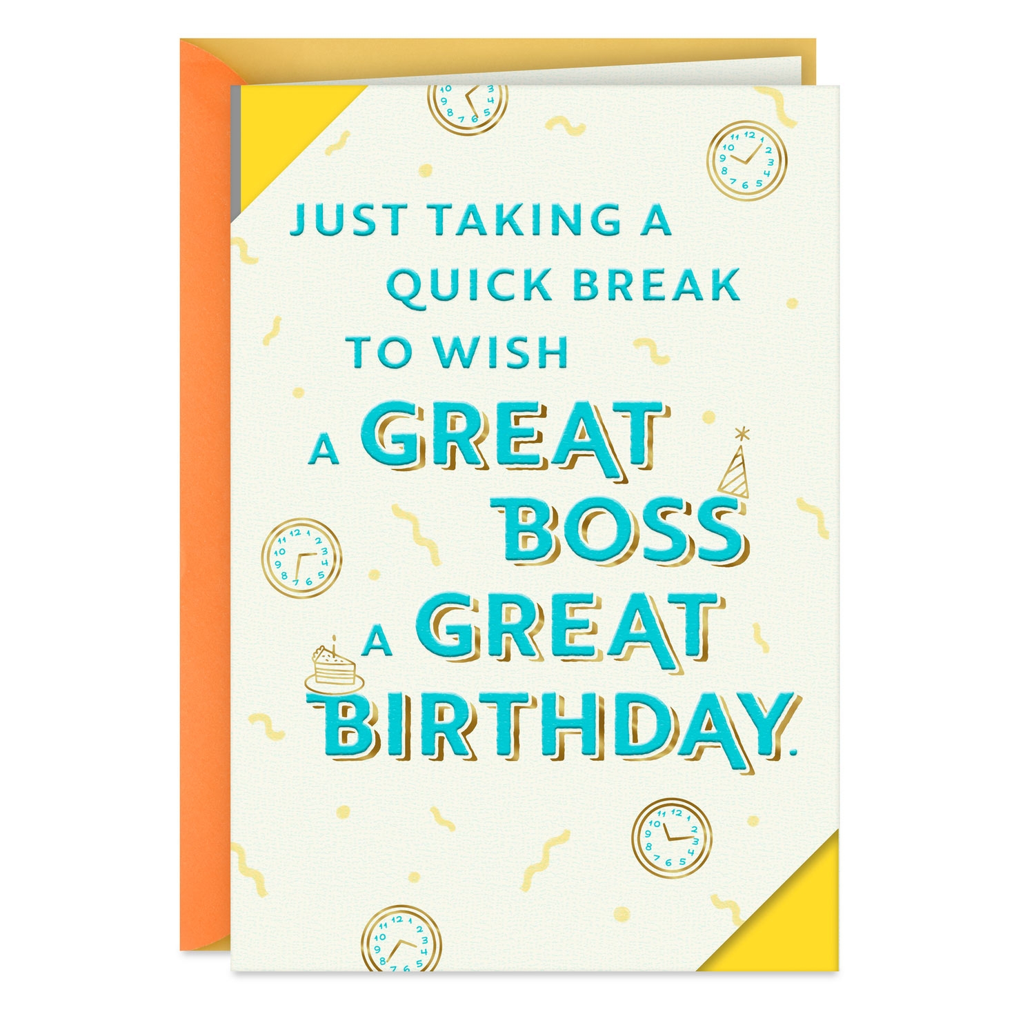 Just Taking A Quick Break Funny Birthday Card For Boss Greeting Cards Hallmark