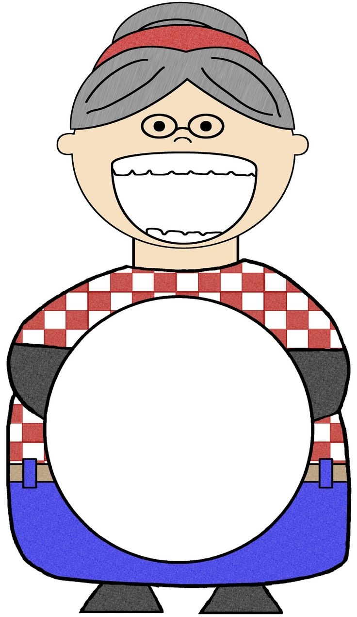 There Was An Old Lady Printable Template