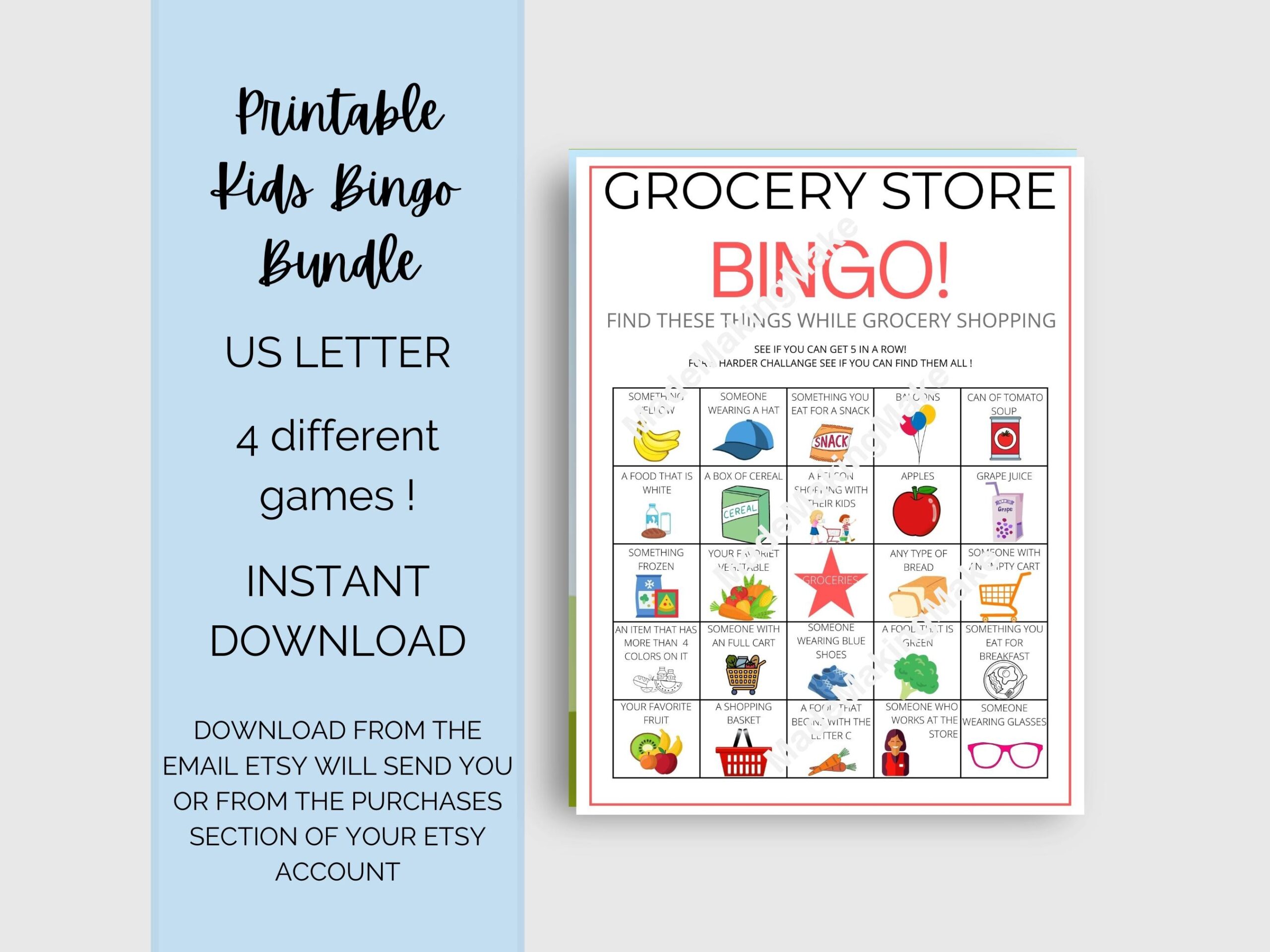 Shopping Games For Kids Printable