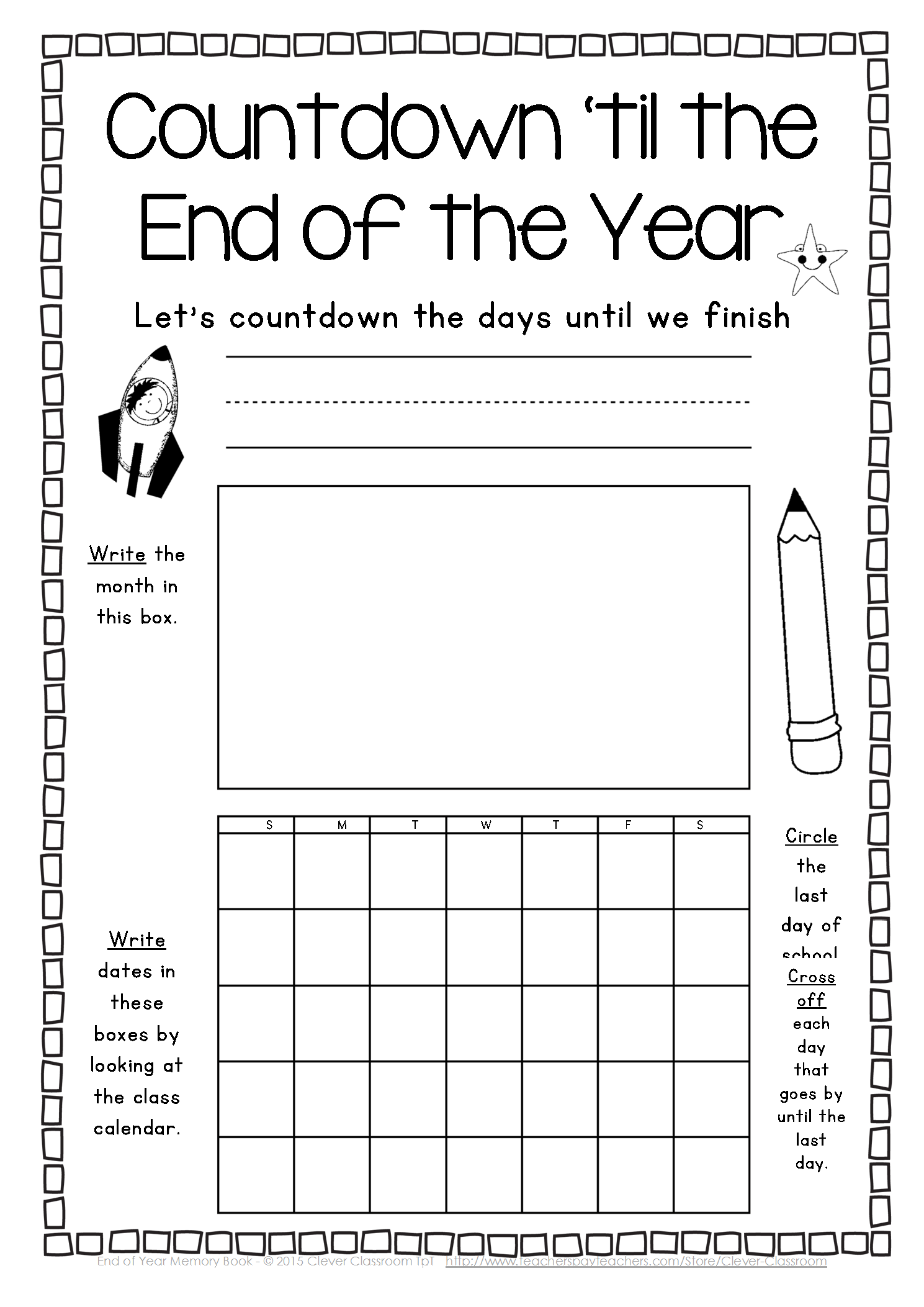 Last Day Of School Printable Fun Keepsakes And More Free Worksheets Library