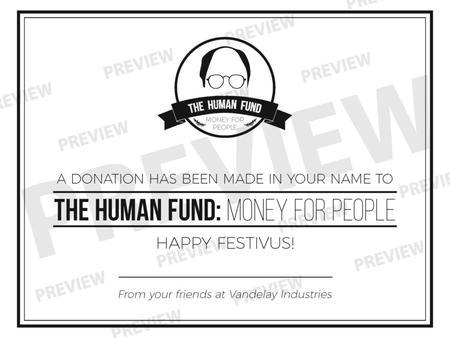 Last Minute Gift For Coworker Seinfeld Fan Present For Her Festivus Digital Gift For Him Instant Download Etsy
