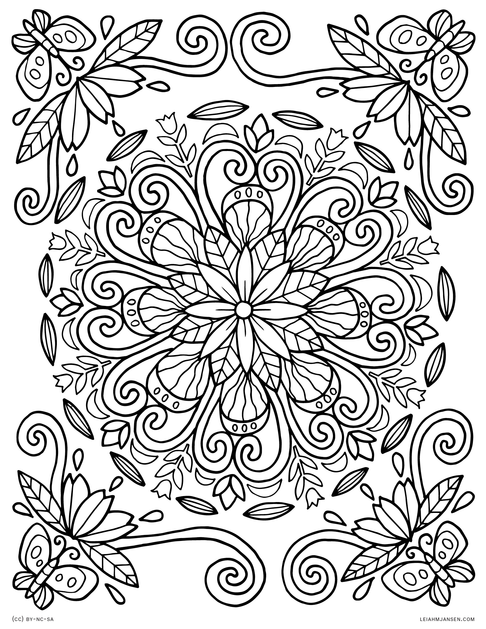 Free Printable Mandalas Coloring Pages Adults