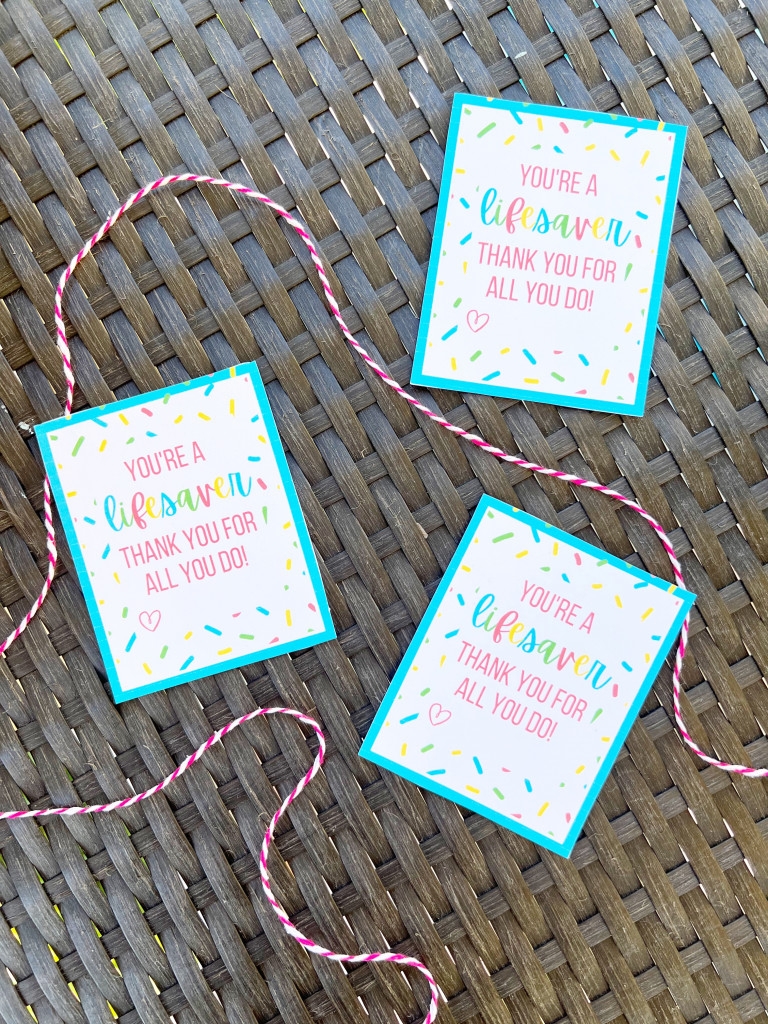 YouRe A Lifesaver Printable Free